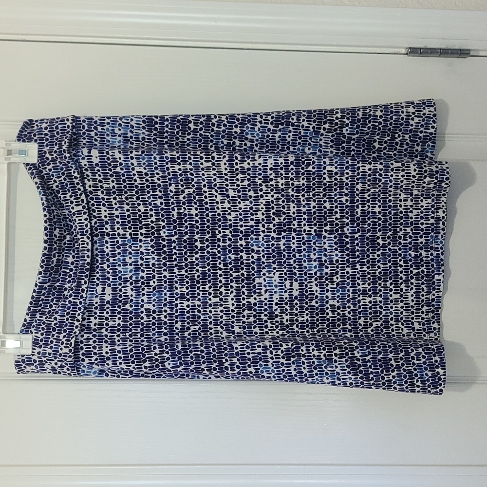 Cynthia Rowley Women's Blue Print Skirt Size M.